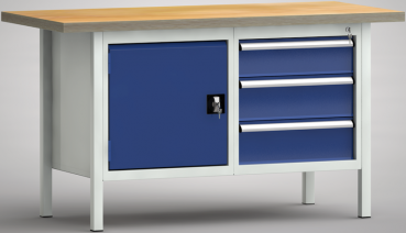Standard-Werkbank - 1500 x 700 x 840 mm L x T x H
