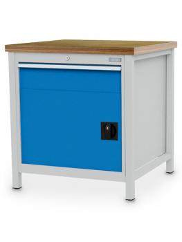 Kastenwerkbank Breite 810 mm, R24-24, 1 x Schublade