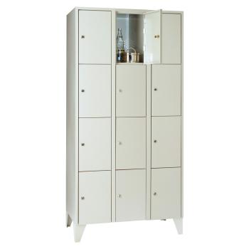Fächerschrank mit 12 Fächern, Abteilbreite 300mm