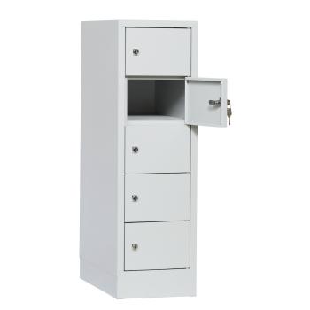 Kleingefachschrank mit 5 Fächern, Abteilbreite 300mm