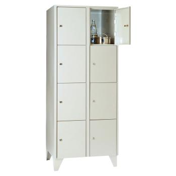 Fächerschrank mit 8 Fächern, Abteilbreite 400mm