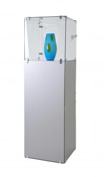 Haubenvitrine ohne Staufach 42x42x140 cm