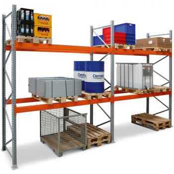 ARTUS-Palettenregal - Grundfeld - 3000-2 HxBxT 2500 x 2870 x 1100 mm