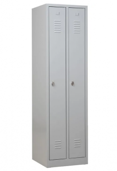 Garderobenschrank 2 Türen mit Sockel 1800x500x500 mm